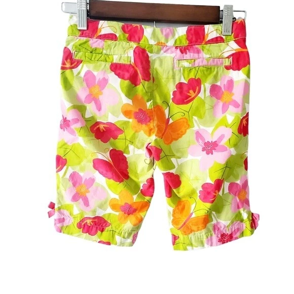 Pantalones de verano Crazy 8 florales de colores brillantes talla 8 Foto 2 de 2