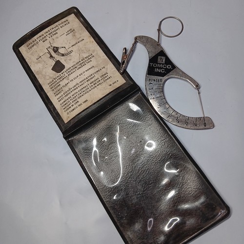 RARE Tomco USA No 13700 Carburetor Float Weight Scale With Instructions In Case - 第 1/9 張圖片