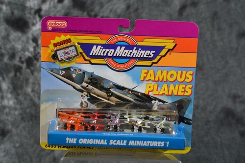 Vintage 1990 Galoob Micro Machines Famous Planes Flying Aces collection 3 Sealed - 第 1/3 張圖片