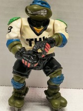 TMNT Sewer Sports All Stars Slap Shot Leo Vintage Loose Figure Playmates 1991