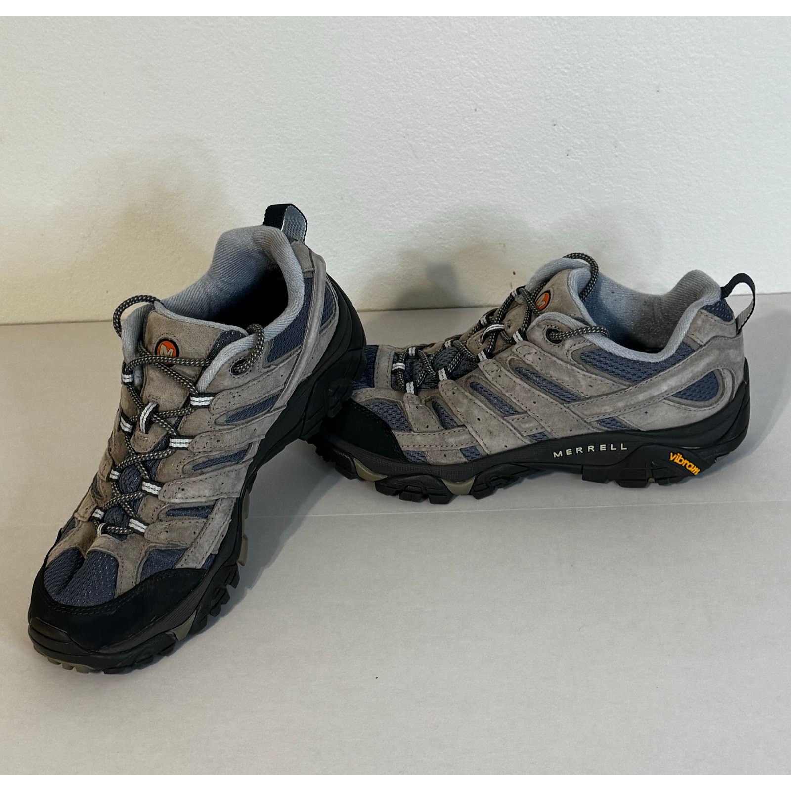 Scarpe da trekking Merrell donna Moab taglia 10 suola Vibram grigio