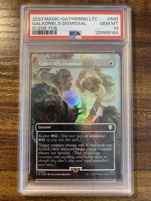 MTG✨GALADRIEL'S DISMISSAL Brdless SCENE FOIL✨LTC Lord of the