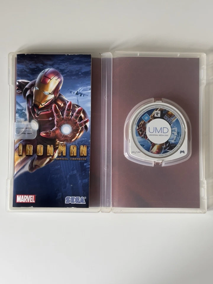 Ironman Sony PSP - PlayStation Complete (game Case Broken) - Image 3 of 4