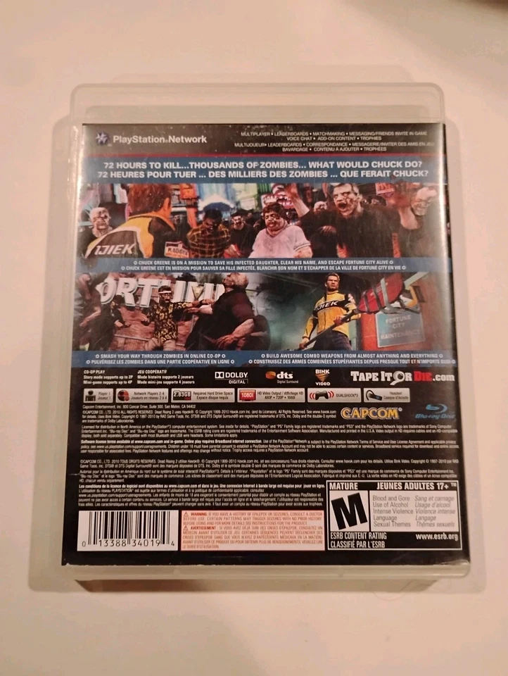 Dead Rising 2 For PS3, Tested And Works, No Manual, Excellent Condition - Image 3 of 4