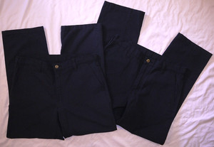 Lot of 2 Workrite Pants Mens 33x30 Navy Flame Resistant FR 2112 Nomex ARC Rating