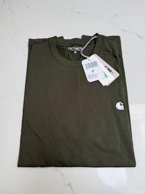 Carhartt WIP S/S Madison T-Shirt (Office Green/White) Medium - Neu mit Etikett - UVP 40£