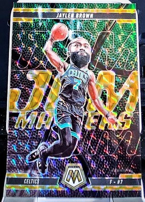 JAYLEN BROWN 2024-25 Panini Mosaic - Jam Masters Yellow Reactive #19 77/99