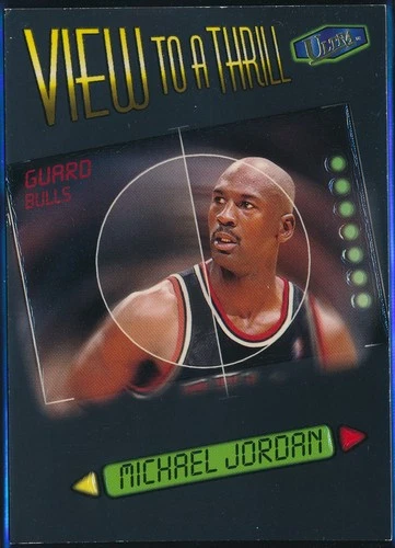 1997-98 FLEER ULTRA MICHAEL JORDAN VIEW TO A THRILL INSERT CARD #1