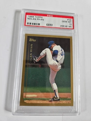 1999 Topps Gold Nolan Ryan #34 PSA 10