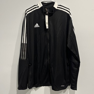 [GM7319] Mens Adidas TIRO 21 TRACK JACKET 2XLT Black/White