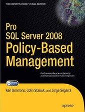 Pro SQL Server 2008 - Paperback, by Simmons Ken; Stasiuk - Very Good