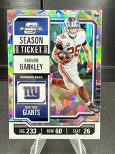 2023 SAQUON BARKLEY Contenders Optic Cracked Ice/22 (21/22) No 43