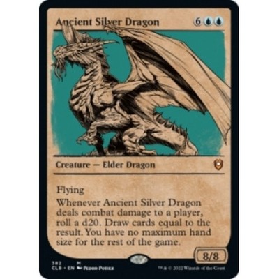 Ancient Silver Dragon (showcase) MTG Commander Legends: Battle For Baldur's  Gate | eBay