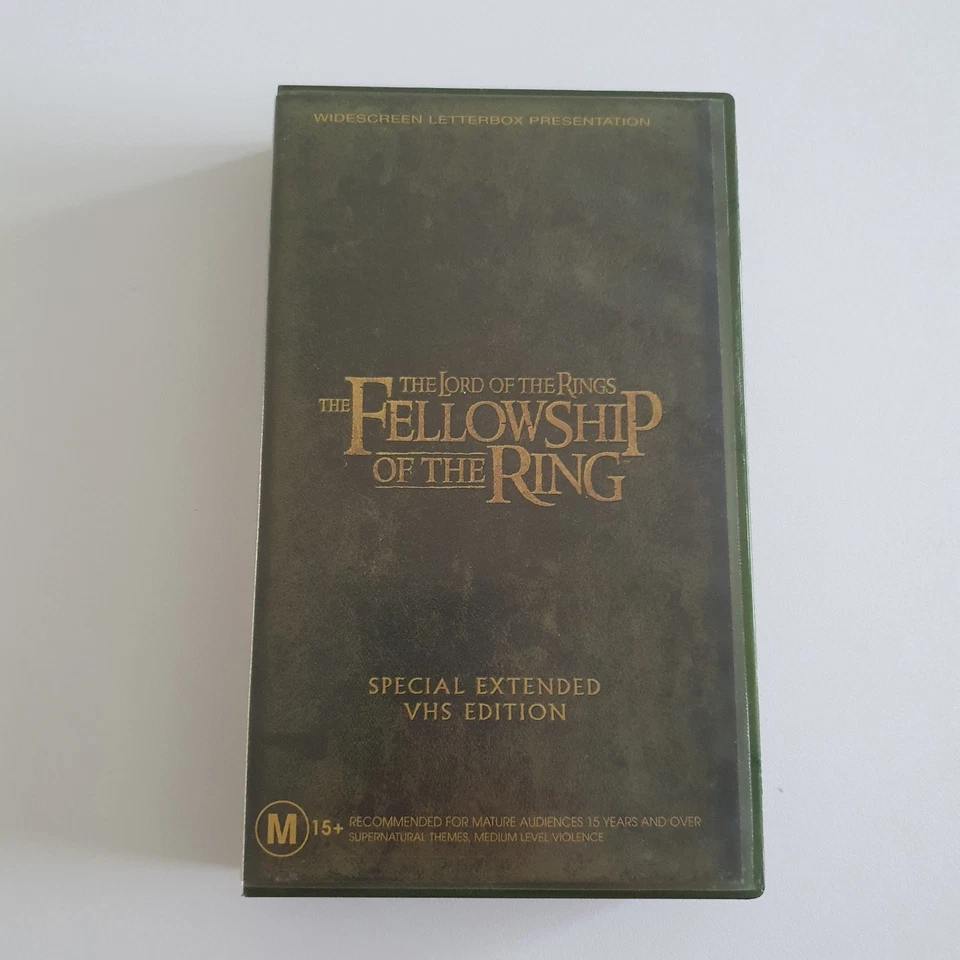 Lord of the Rings Fellowship of the Ring Special Extended VHS Edition Rare - Image 2 of 4