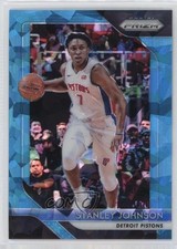 2018-19 Panini Prizm Blue Ice Prizm 6/99 Stanley Johnson #162 13c1