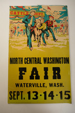 1957 North Central Washington Fair Poster (N2...