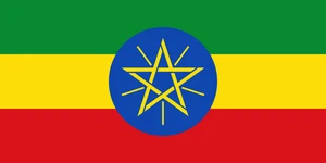 Ethiopia Flag Self Adhesive Vinyl Sticker
