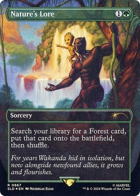 MTG - Nature's Lore - *FOIL* - SLD - EN - NM