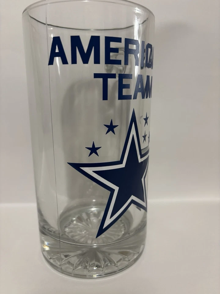 Taza de vidrio de cerveza 26 oz - Cowboys Theme America’s Team Foto 2 de 3
