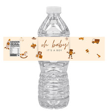Oh Baby Its a Boy Water Bottle Labels  Baby Shower Theme for Boys  12 PCS  Gl