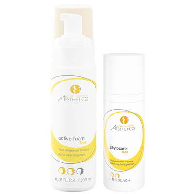 Aeshtetico Sparset Active Foam 200 ml + Phytocare 50 ml
