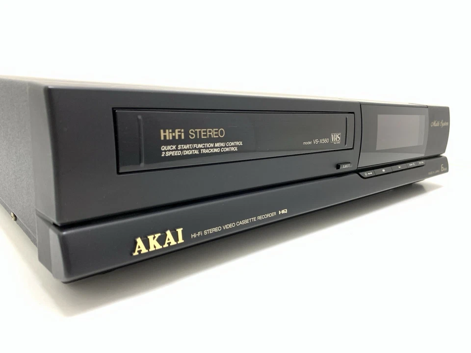 Akai VS-X560 Video VHS Hi Fi Stereo 6 Head Multi Pal Ntsc Secan Work Good Look - Bild 4 von 4