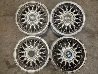 VW GOLF MK2 MK1 MK3 BBS RZ ALLOY WHEELS SET R15 4x100 6J ET45 CB57.1  1H0601025L - Bild 1 von 4