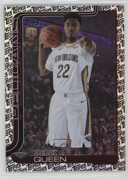 2025-26 Topps Topps Foil Pattern Derik Queen #213 1bn9