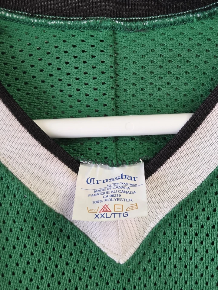 Vintage UND Fighting Sioux NORTH DAKOTA Hockey Jersey XXL - green - Image 4 of 4