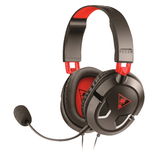Turtle Beach Recon 50 Stereo Headset Schwarz/Rot, Over-Ear Schwarz/Rot-image