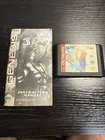 Sega Genesis Game Lot Earthworm Jim Battletoads Sunset Riders w Manuals