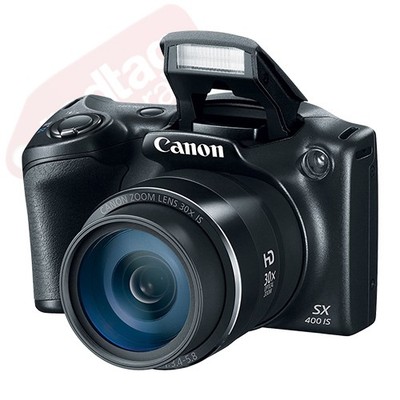Canon PowerShot SX400 IS 16.0MP Digital Camera - Black (Kit w/ 4.3