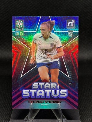 Georgia Stanway 2023 Donruss Women s World Cup - Star Status Red /299 #6 England