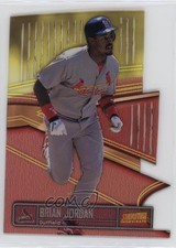 1999 Topps Stadium Club Triumvirate Illuminator Brian Jordan #T5A o7m