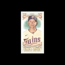 2021 Topps Allen & Ginter's J.A. HAPP #165 Mini - Minnesota Twins