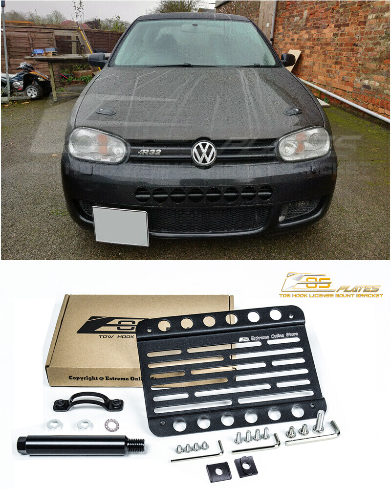EOS 2003-2004 Volkswagen Golf MK4 R32 Front Tow Hook License Plate