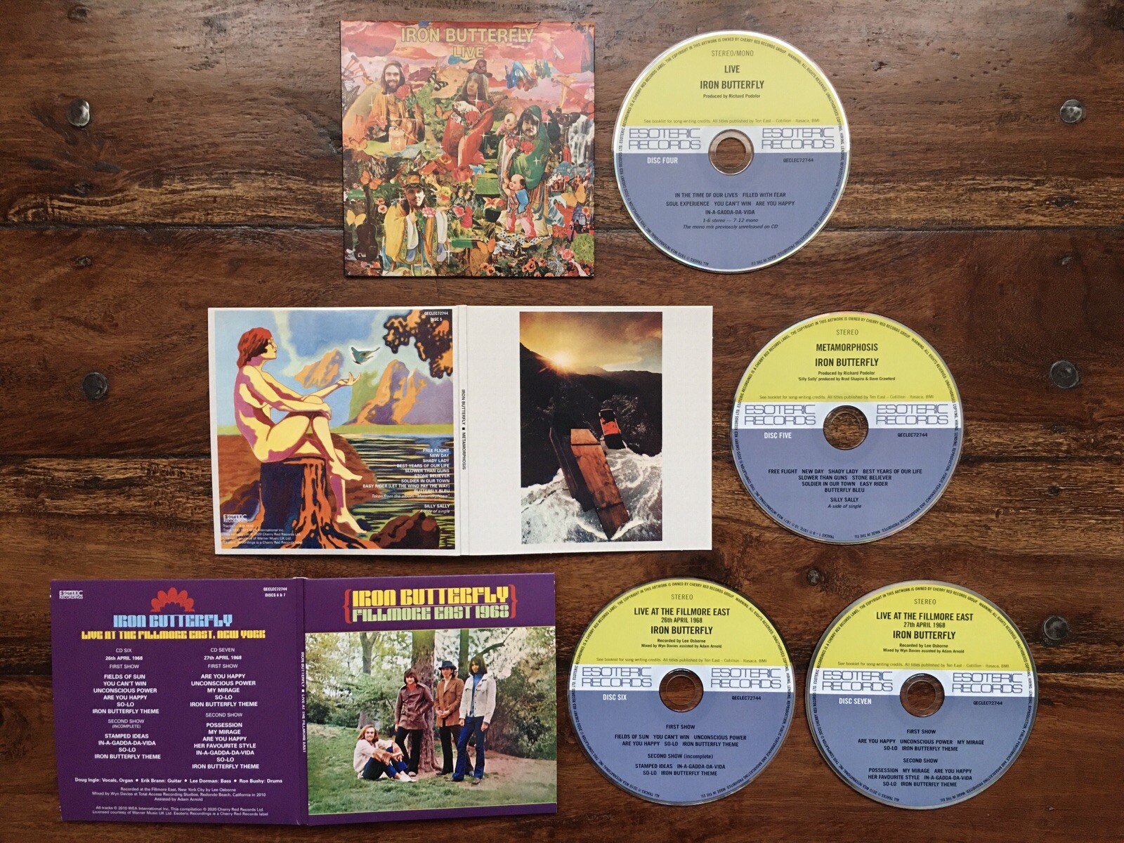 Iron Butterfly Unconscious Power An Anthology 196771 7CD Set