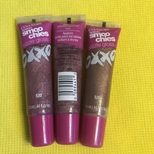 3x Covergirl Lipstick Smoo Chies Sizzle Gloss #520 Gleem On