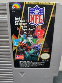NFL Football Power Play Series Nintendo NES Vintage original game cartridge 