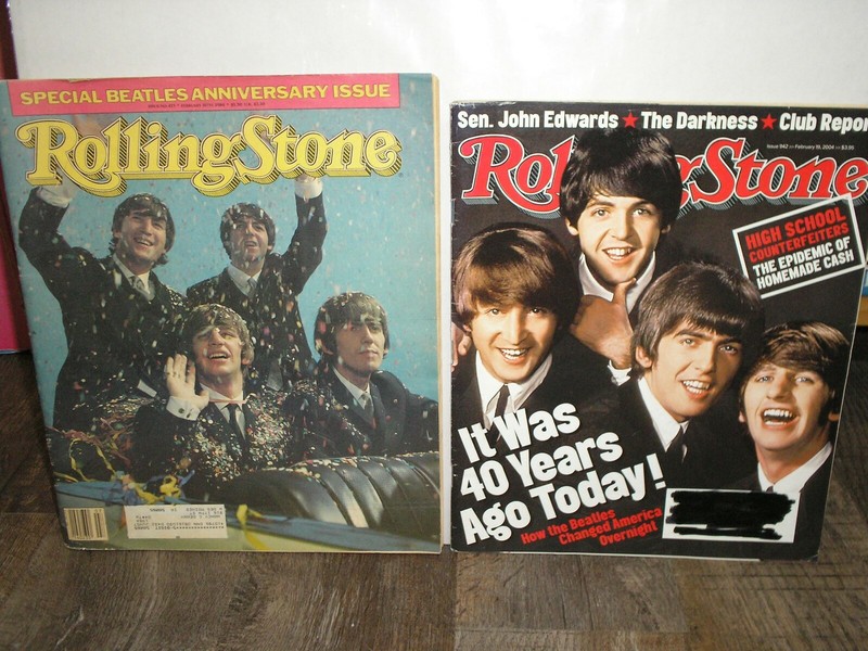 BEATLES Rolling Stone 1984 and 2004 Magazines