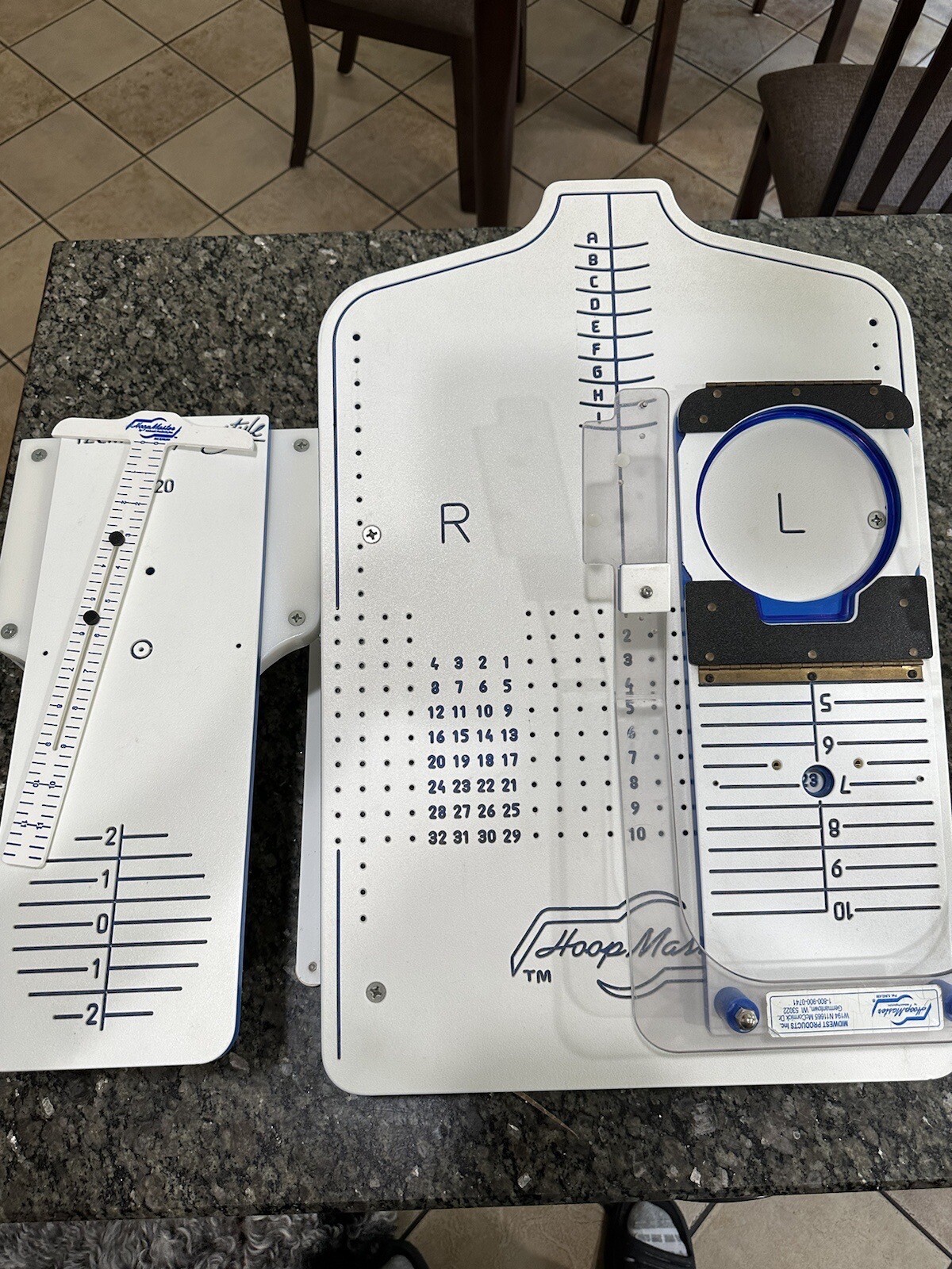 Hoop Master 12 cm Tajima Freestyle, Easy Machine Embroidery Hooping Aid