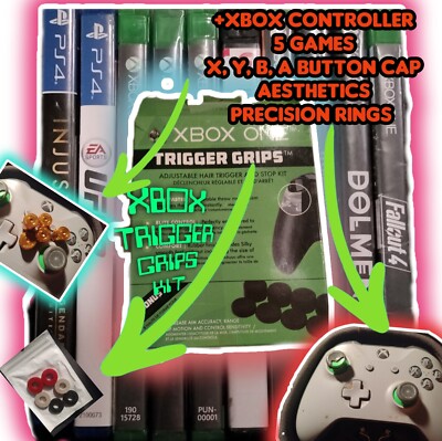 Xbox 1 /X/S   Controller Enhance Trigger Grips/  Caps/Fan/Retro Handheld +Xtra