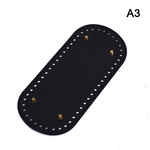 22*10cm Long Bottom for Knitted Bag Leather Bag Base Handmade Bottom With Holes - Picture 15 of 20