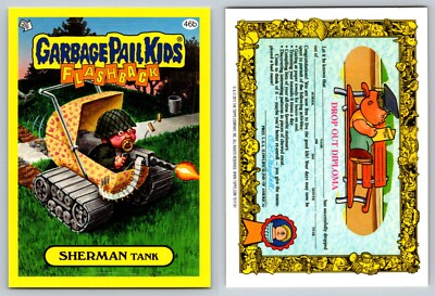 2011 Garbage Pail Kids Flashback SHERMAN Tank 46b Series 2 Topps GPK Card