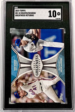 2019 Topps GR-10 Tom Seaver / DeGrom Greatness Returns SGC 10 GEM MINT