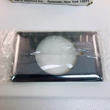 PASS & SEYMOUR S384-C WALL PLATE  1 Gang Power Outlet 2.16” Hole *NEW Box Of 20*