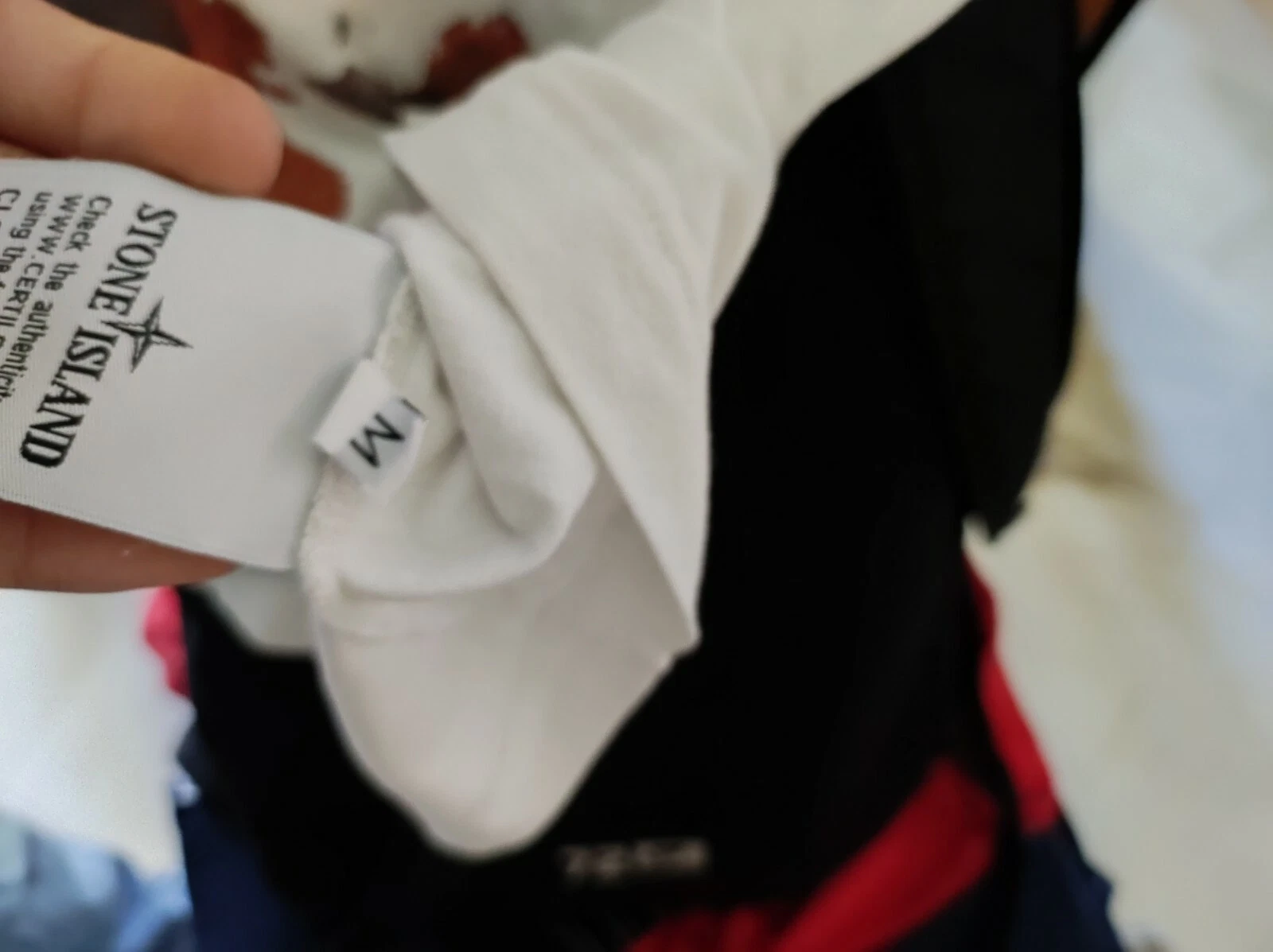 Stone Island t shirt "graphic seven" white (dress size: M)