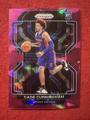 2021-22 Panini Prizm Cade Cunningham RC Rookie Pink Ice Prizm #282 