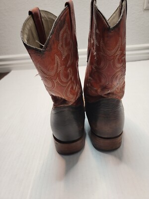 J.B. Dillon Reserve Cowboy Boots Mens SZ 9 D LIZARD LEATHER  display picture 2