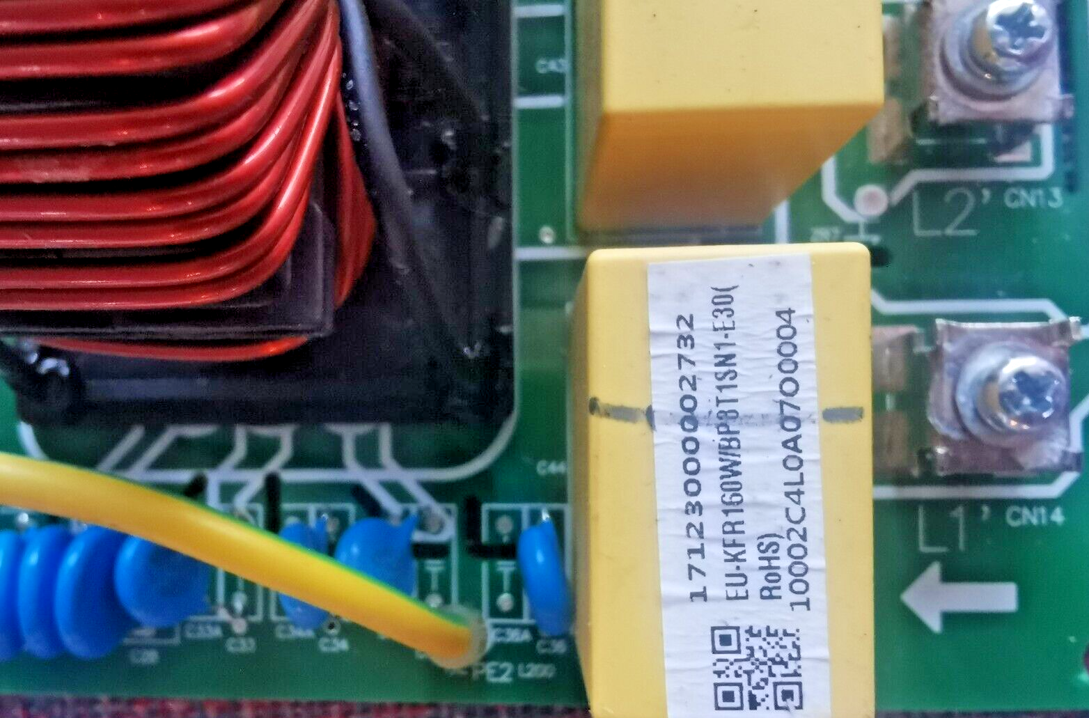 MIDEA CARRIER TOSHIBA BOARD POWER FILTER 17123000002732 spare part  